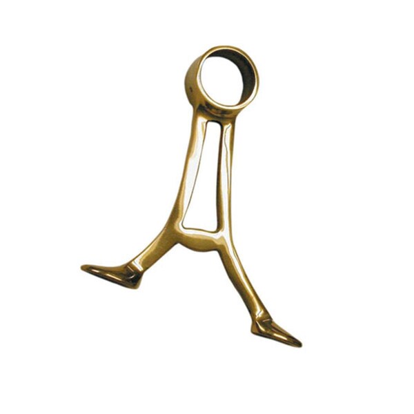 Tool Time 2 In. Floor Bracket - Polished Brass TO2585363 - main